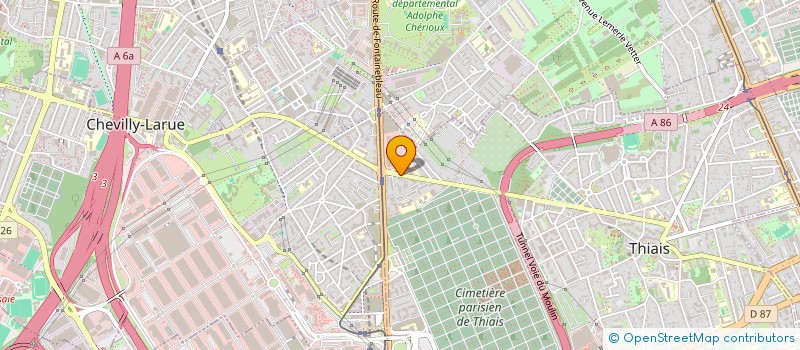 localisation de l'entreprise SARL FM RESTAURATION  THIAIS