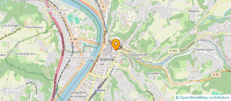 localisation de l'entreprise SARL FMJ  VIENNE