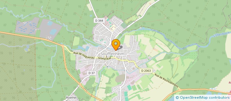 localisation de l'entreprise SARL FOELLER  SOUFFLENHEIM