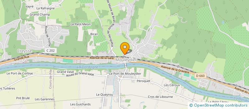 localisation de l'entreprise SARL FOLLIC à MOULEYDIER