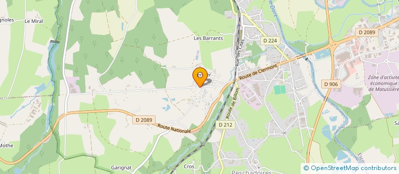 localisation de l'entreprise SARL FONCEL CARRELAGE à PESCHADOIRES