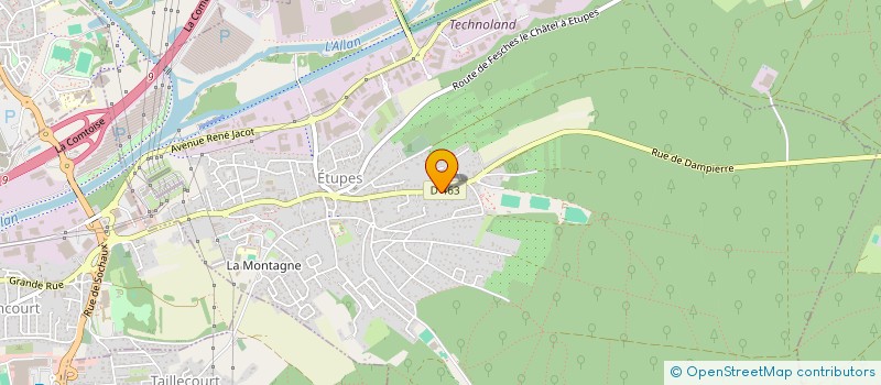 localisation de l'entreprise SARL FONCI EHPAD  ETUPES