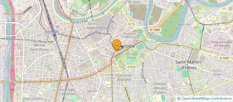localisation de l'entreprise SARL FONCIERE DES ALPES à GRENOBLE