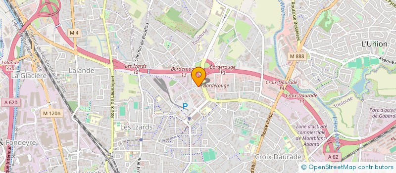 localisation de l'entreprise SARL FONCIERE E ET I à TOULOUSE