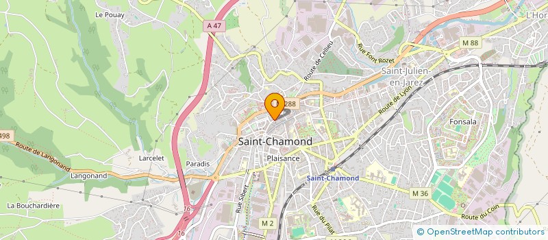 localisation de l'entreprise SARL FONE GP  SAINT-CHAMOND