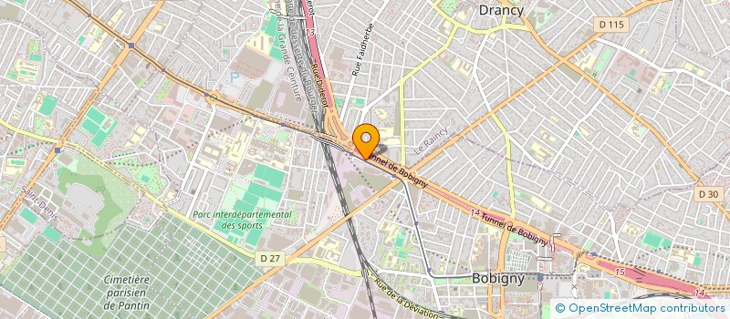 localisation de l'entreprise SARL FONSECA BAT  BOBIGNY