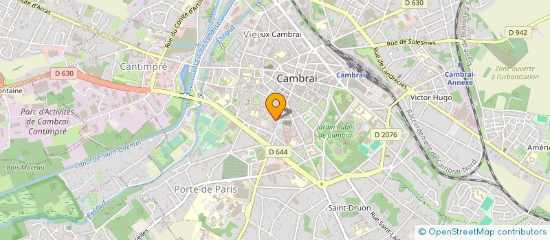 localisation de l'entreprise SARL FONTAINE à CAMBRAI