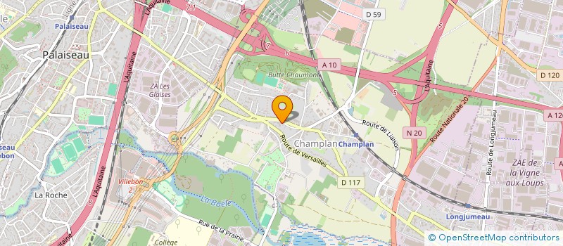 localisation de l'entreprise SARL FONTAINE  CHAMPLAN