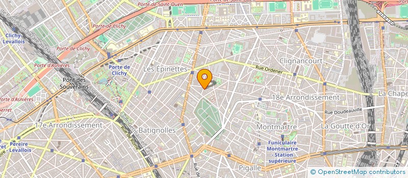 localisation de l'entreprise SARL FONTAINE-LALANDRE à PARIS