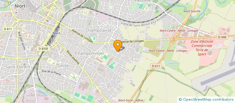localisation de l'entreprise SARL FONTENEAU FRERES à NIORT