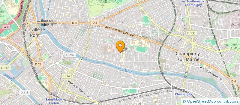localisation de l'entreprise SARL FONTOURA FRERES à CHAMPIGNY-SUR-MARNE