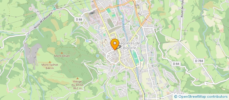 localisation de l'entreprise SARL FONVID  BAGNERES-DE-BIGORRE