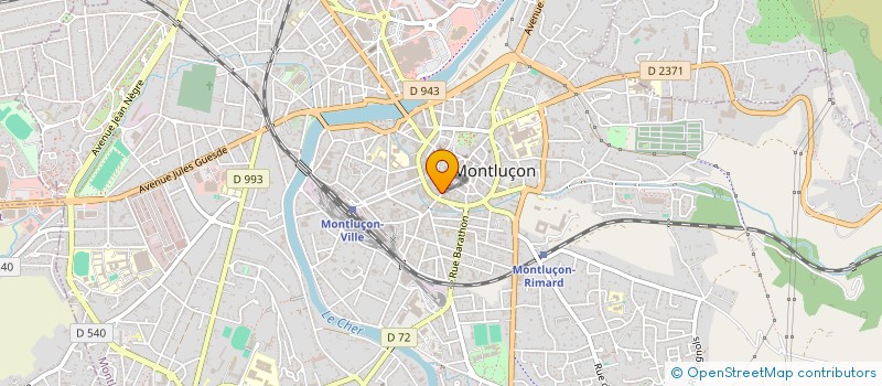 localisation de l'entreprise SARL FOOD ELLES à MONTLUCON