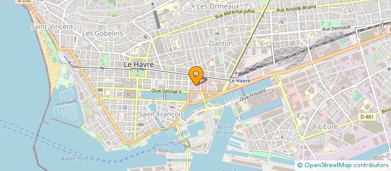 localisation de l'entreprise SARL FORCE 7  LE HAVRE