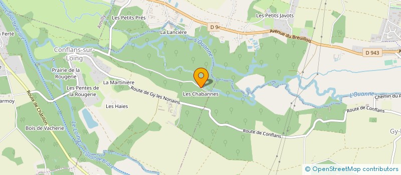 localisation de l'entreprise SARL FOREST JUMP à CONFLANS-SUR-LOING
