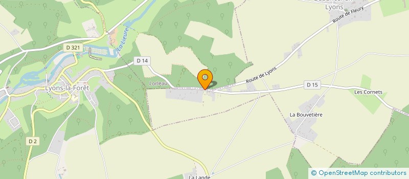 localisation de l'entreprise SARL FORESTIERE LA BARRE BOIS à BEAUFICEL-EN-LYONS