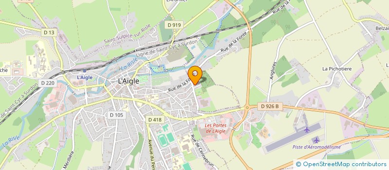 localisation de l'entreprise SARL FOREX à L'AIGLE