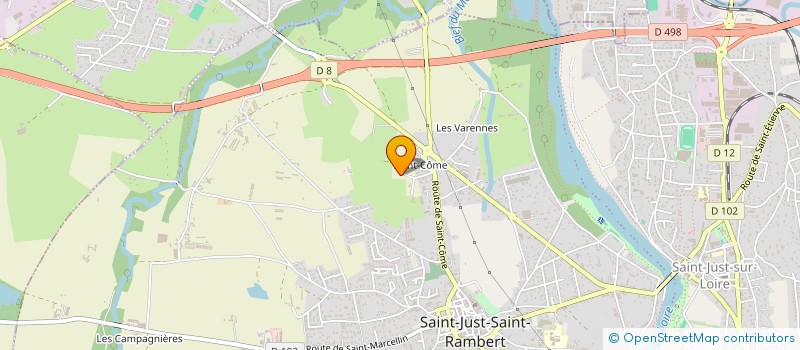 localisation de l'entreprise SARL FOREZ RECUPERATION  SAINT-JUST-SAINT-RAMBERT