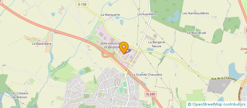 localisation de l'entreprise SARL FORGE DECO OUEST à LA SEGUINIERE