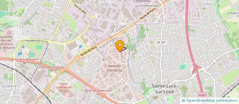 localisation de l'entreprise SARL FORMACONSEIL OUEST à NANTES