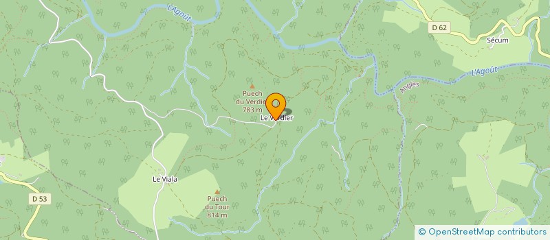 localisation de l'entreprise SARL FORTANIER  FONTRIEU