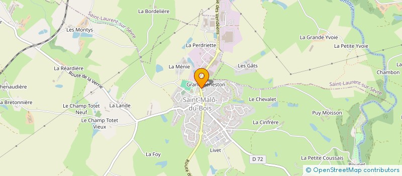 localisation de l'entreprise SARL FORTIN à SAINT-MALO-DU-BOIS
