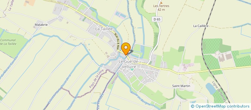 localisation de l'entreprise SARL FORTIN  CHAMPAGNE-LES-MARAIS