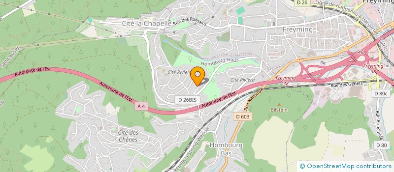 localisation de l'entreprise SARL FORTOP à HOMBOURG-HAUT