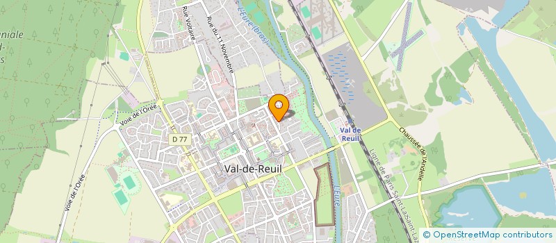 localisation de l'entreprise SARL FOSSARD  VAL-DE-REUIL