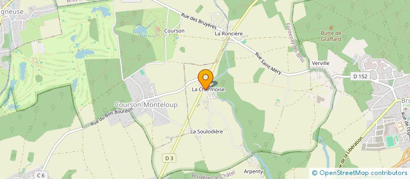 localisation de l'entreprise SARL FOSSARD ROCHARD ET CIE  FONTENAY-LES-BRIIS