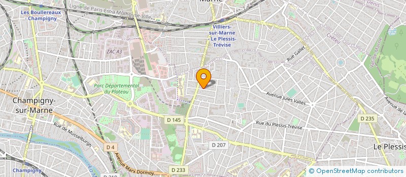 localisation de l'entreprise SARL FOSSAT à CHAMPIGNY-SUR-MARNE