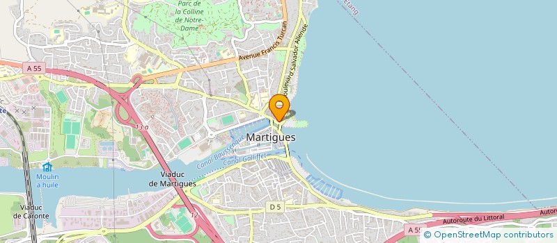 localisation de l'entreprise SARL FOSSATI SPORTS à MARTIGUES