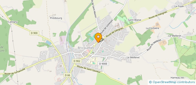 localisation de l'entreprise SARL FOSSEY  BRICQUEBEC-EN-COTENTIN