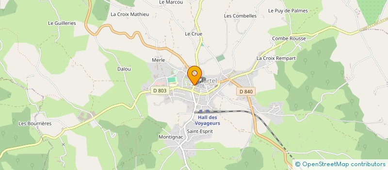 localisation de l'entreprise SARL FOSSEY AURELIE à MARTEL