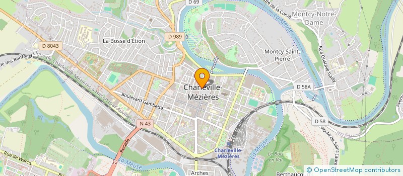 localisation de l'entreprise SARL FOU G5 à CHARLEVILLE-MEZIERES