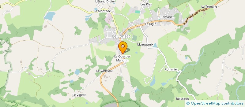 localisation de l'entreprise SARL FOUCHER à LE LONZAC