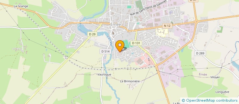 localisation de l'entreprise SARL FOUILLEUL à ERNEE