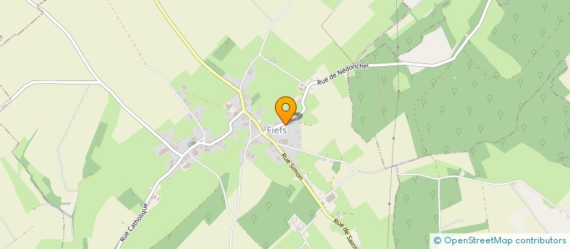 localisation de l'entreprise SARL FOULON DUCROCQ  FIEFS