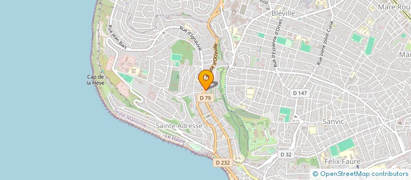 localisation de l'entreprise SARL FOUQUE à SAINTE-ADRESSE