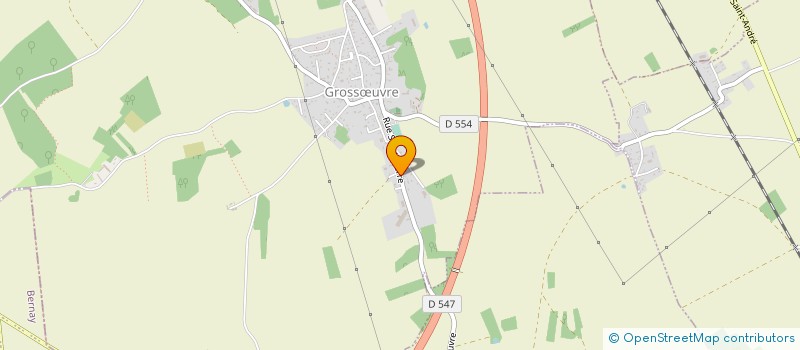 localisation de l'entreprise SARL FOUQUET  GROSSUVRE