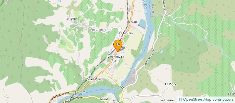 localisation de l'entreprise SARL FOURNAT  VERCHENY