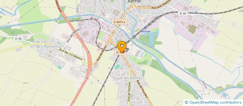 localisation de l'entreprise SARL FOURNEL BALON BATIMENT  SAULT-LES-RETHEL