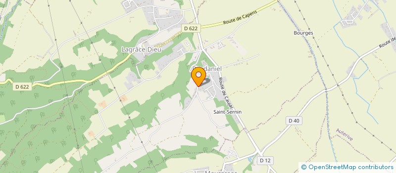 localisation de l'entreprise SARL FOURNIE-GIMBREDE  MIREMONT