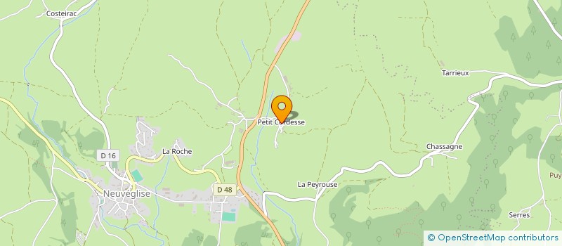 localisation de l'entreprise SARL FOURNIER LE RELAIS DE LA POSTE à NEUVEGLISE-SUR-TRUYERE