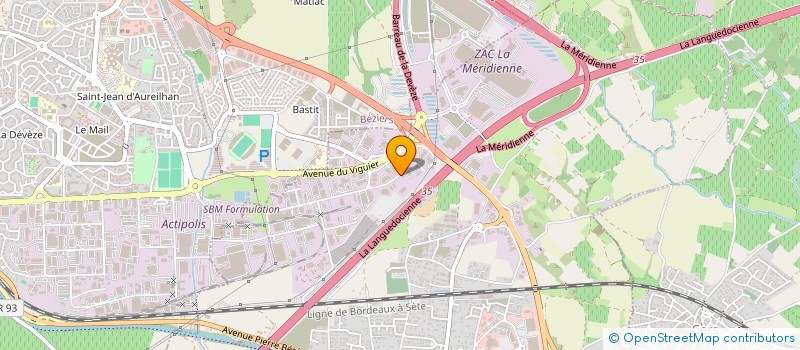 localisation de l'entreprise SARL FOURNITURES CHR à VILLENEUVE-LES-BEZIERS