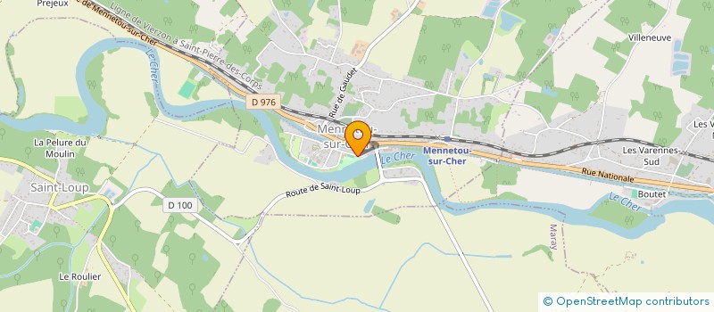 localisation de l'entreprise SARL FOURRE ERIC à MENNETOU-SUR-CHER