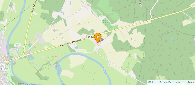 localisation de l'entreprise SARL FOURREAU à LE LUDE