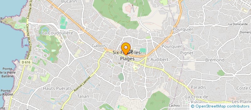 localisation de l'entreprise SARL FOURRURES SELECTION  SIX-FOURS-LES-PLAGES