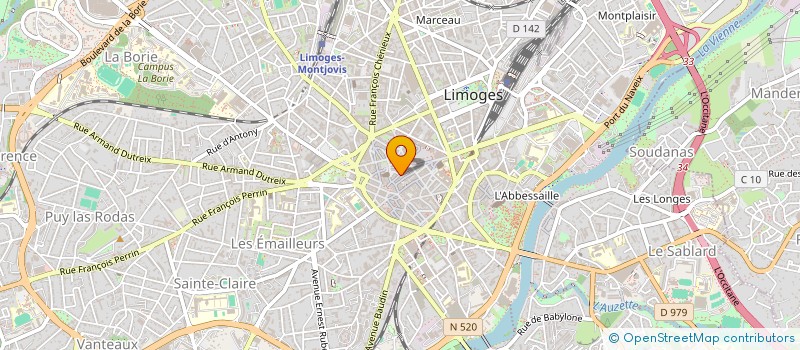 localisation de l'entreprise SARL FOVEA à LIMOGES