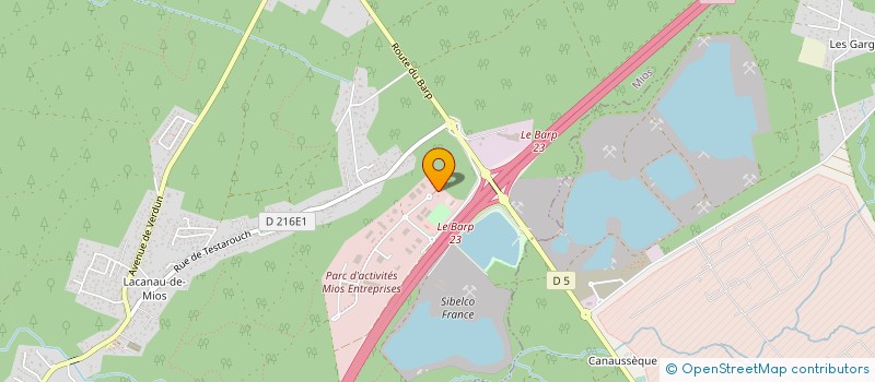 localisation de l'entreprise SARL FOXTRANS à MIOS